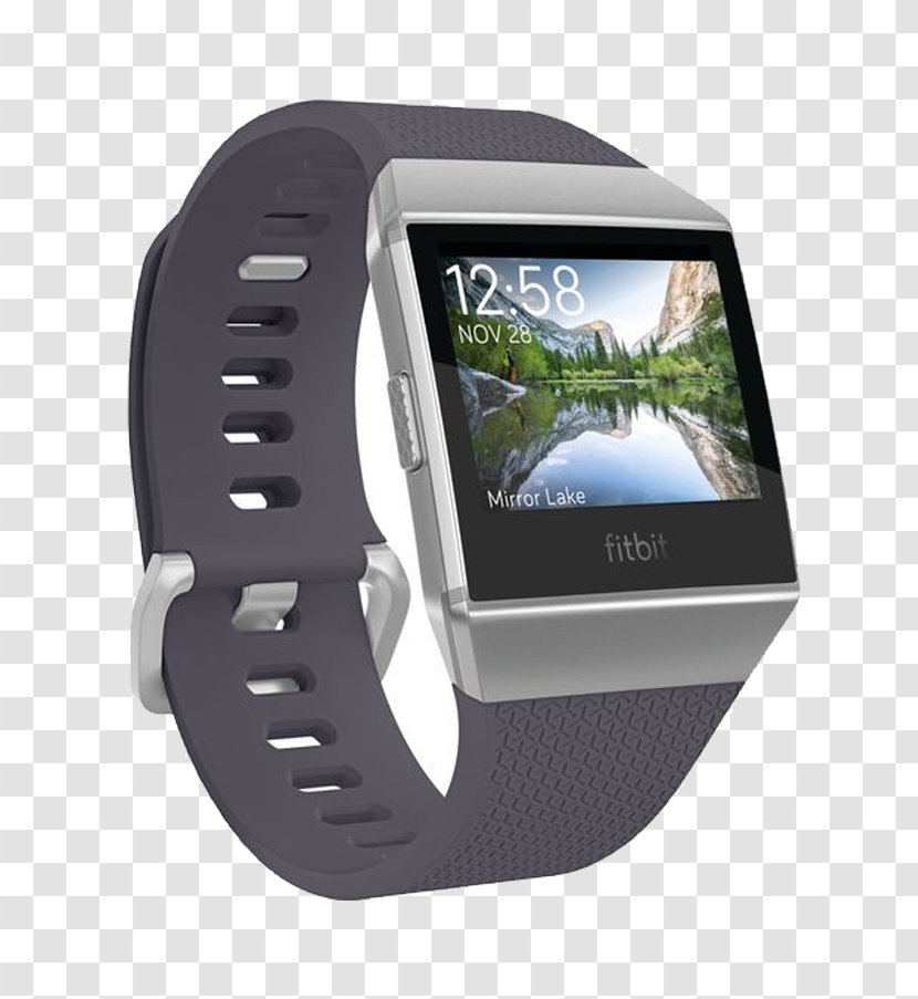 Replacement Wrist Strap FitBit Ionic Classic Blue Gray Silver Smartwatch - White - Mini Laptop Computers Under 200 Transparent PNG