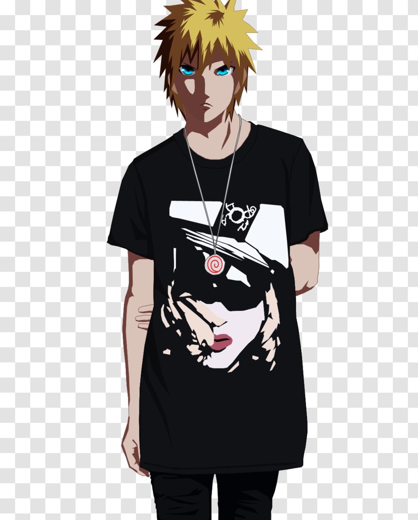 Naruto Uzumaki T-shirt Hip Hop Fashion - Silhouette Transparent PNG