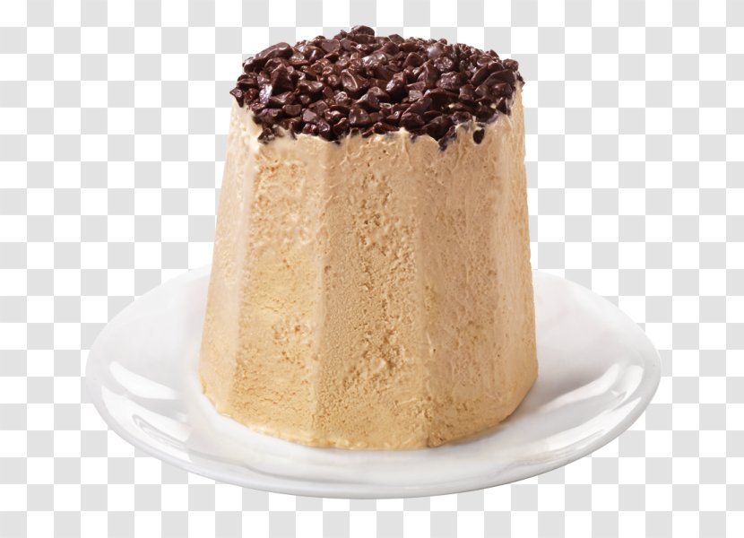 Semifreddo Mousse Torte Frozen Dessert Buttercream - Whipped Cream - Chocolate Transparent PNG