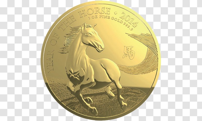 Coin Gold Horse Mammal Transparent PNG