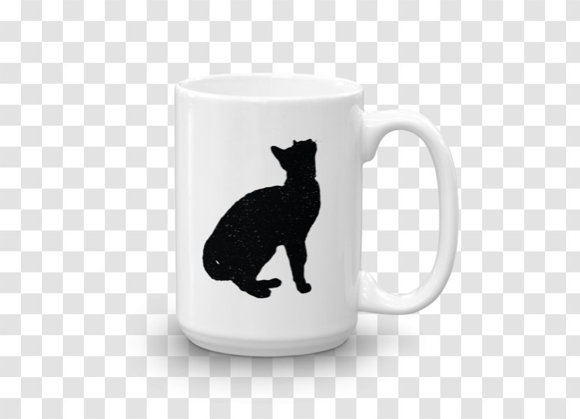 Black Cat Kitten Katzentreppe Lady - Coffee Cup Transparent PNG