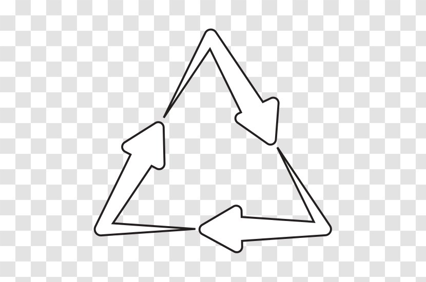 Triangle Shape Arrow Euclidean Vector Illustration - Diagram Transparent PNG