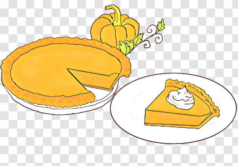 Yellow Clip Art Food Pumpkin Pie Junk - Cake Decorating Supply Transparent PNG