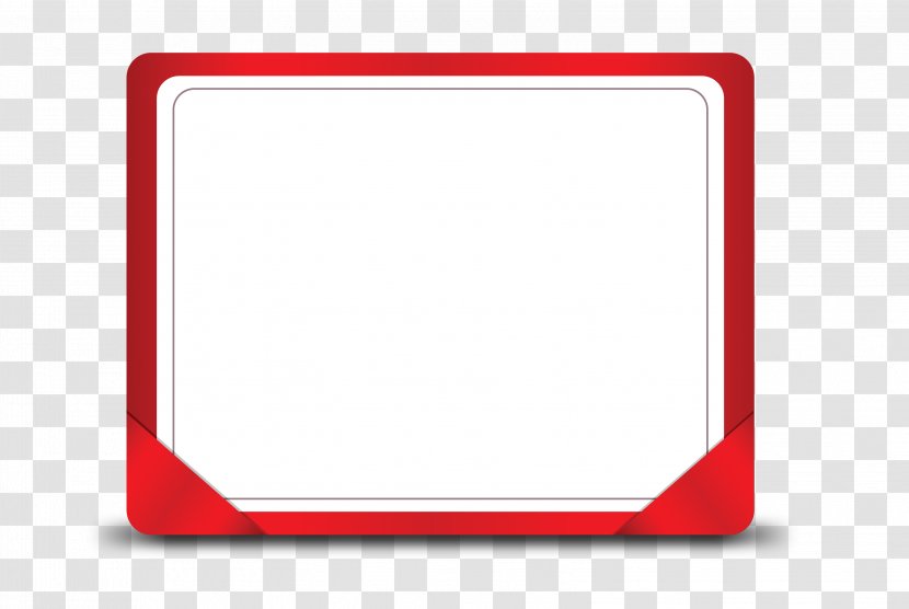 Red Picture Frames Computer File - Network Socket - Box Transparent PNG