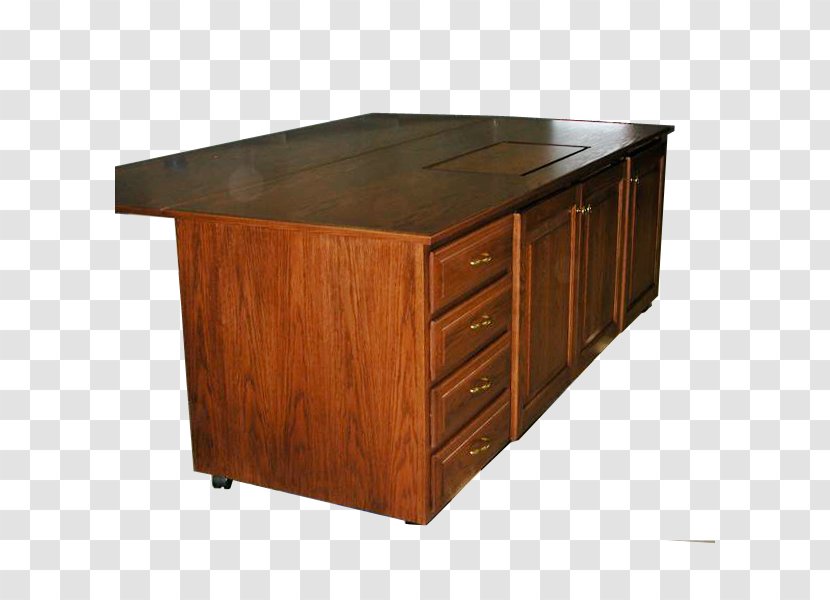 Desk Wood Stain Varnish Drawer - Custom Cabinets Transparent PNG