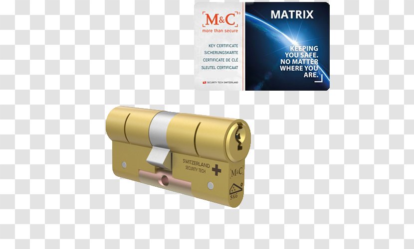 SKG Conference Matrix Cylinder Lock - Lowie Kopie Bv Transparent PNG