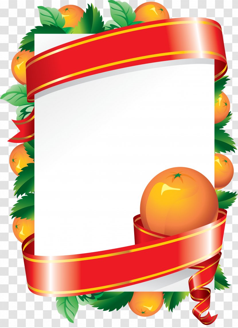 Apple Picture Frames Clip Art - Orange Milk Transparent PNG