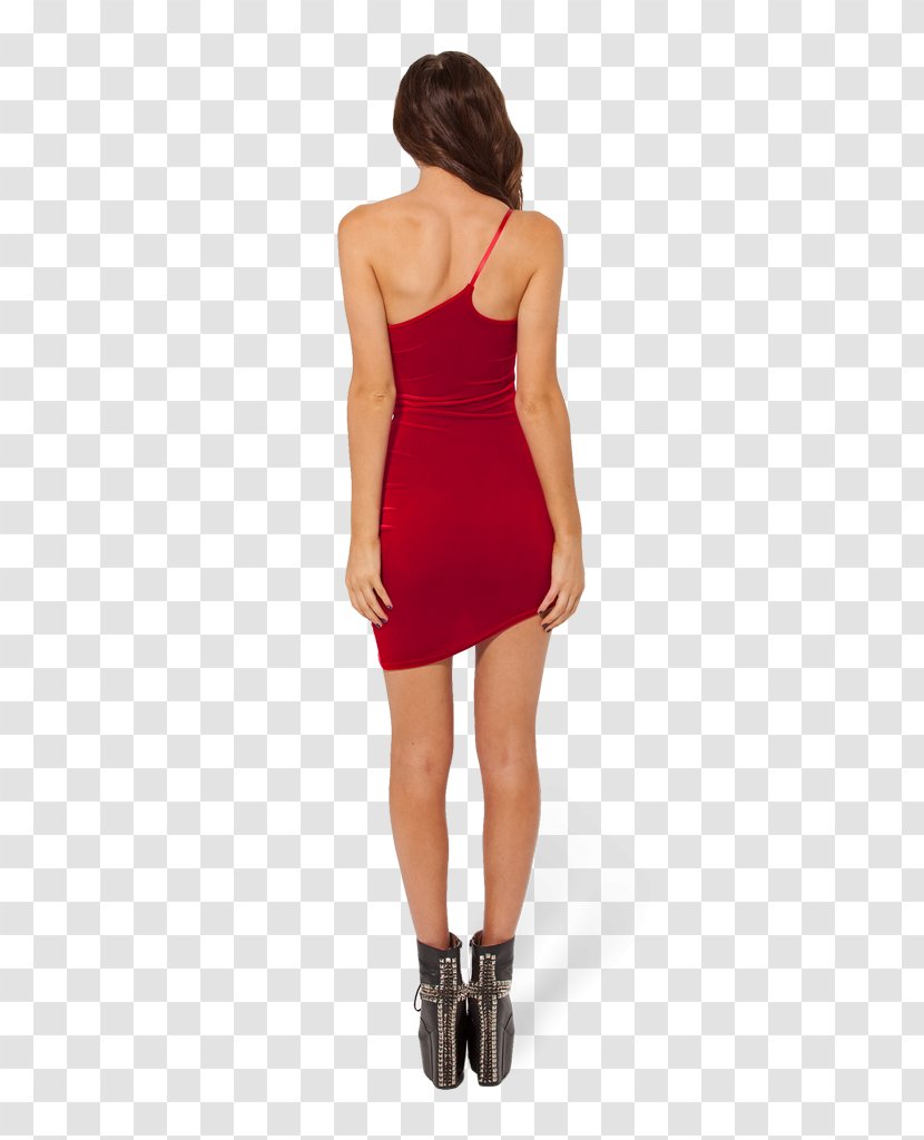 Cocktail Dress Velvet Shoulder Strap Fashion - Peach - Red Transparent PNG