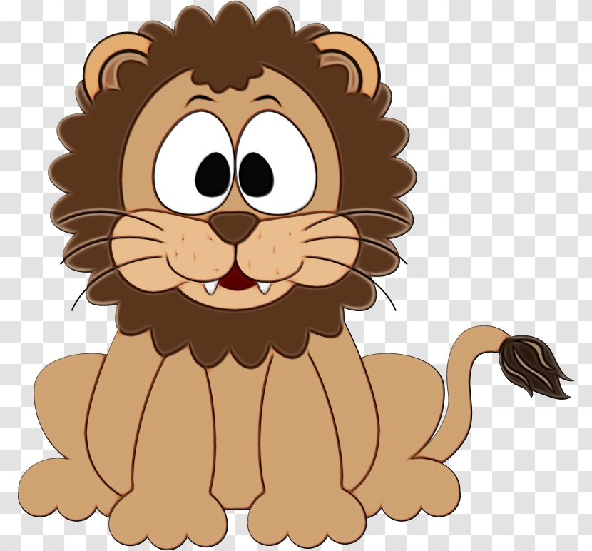 Lion Cartoon - Animal Figure Animation Transparent PNG