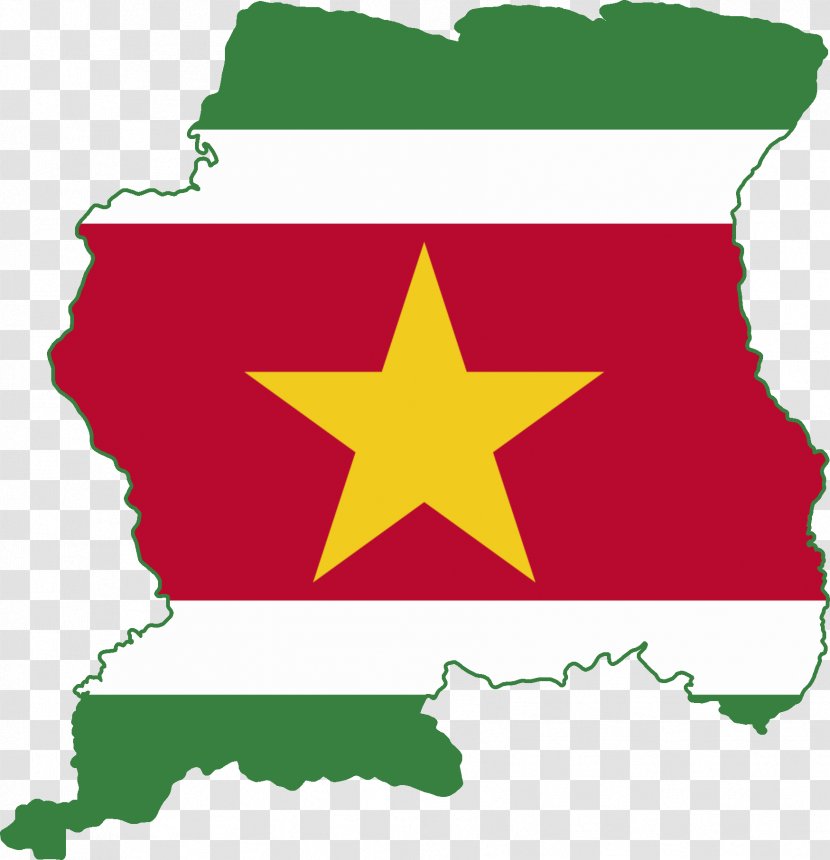Flag Of Suriname Map National - Tree - China Transparent PNG