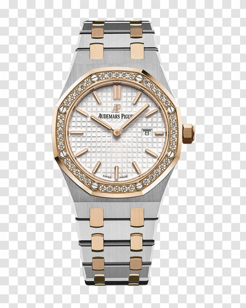 Audemars Piguet Watch Colored Gold Diamond Transparent PNG