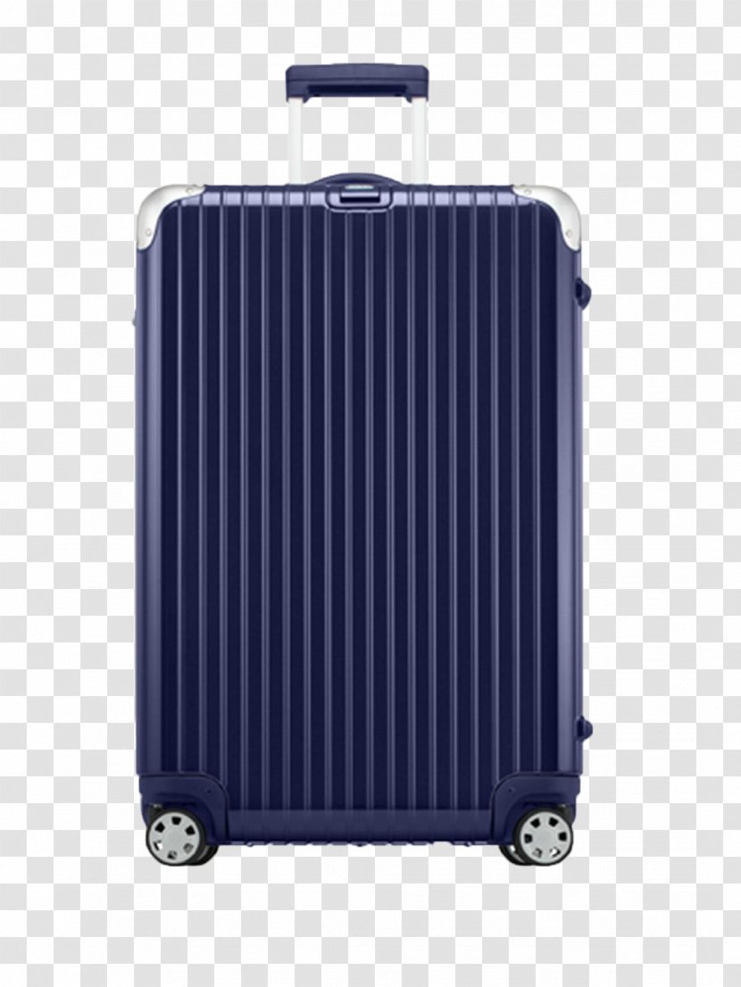 Baggage Rimowa Suitcase Travel - Blue - Germany Real Transparent PNG
