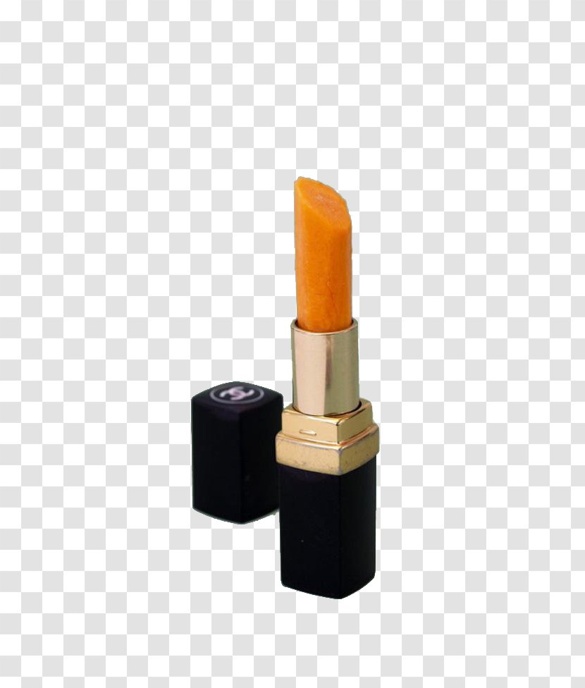 Lipstick Orange Cosmetics Transparent PNG