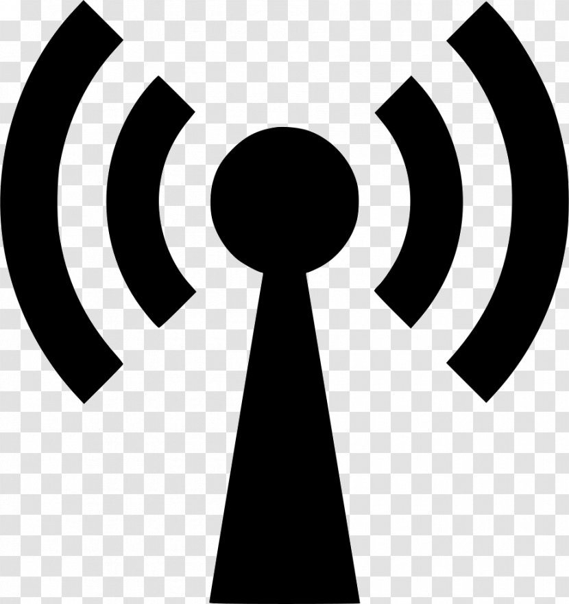 Aerials Telecommunications Tower Clip Art - Black - Radio Transparent PNG