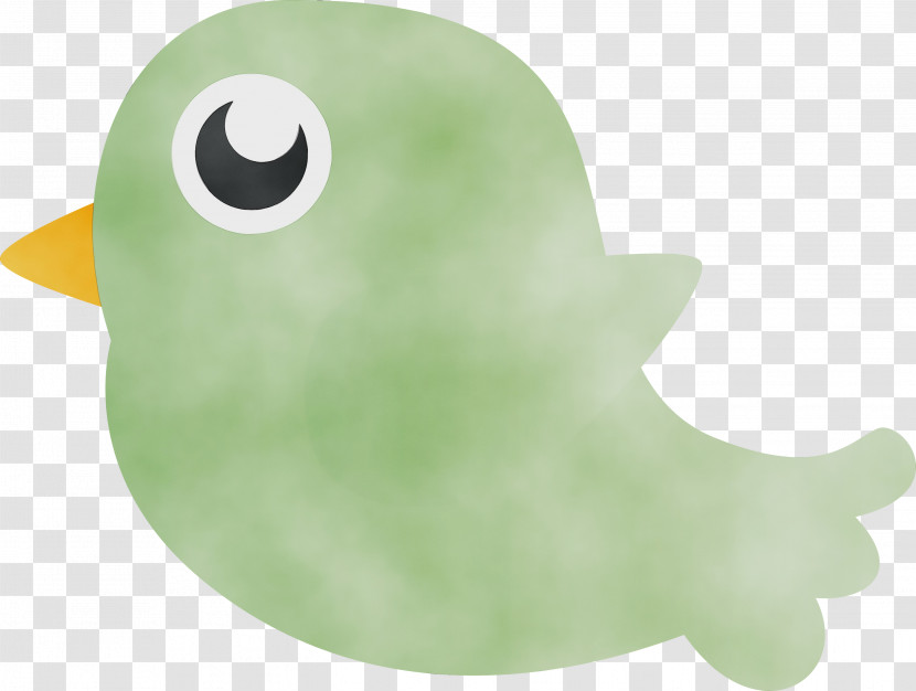 Green Toy Bird Transparent PNG