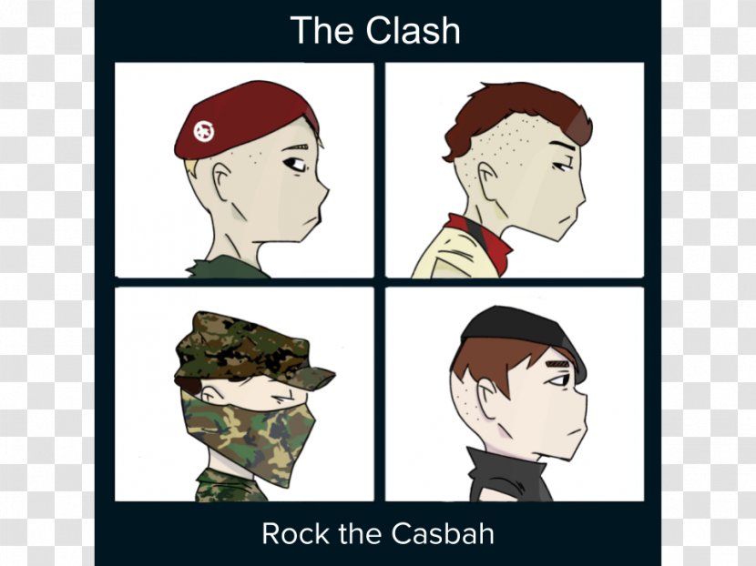 Gorillaz Fan Art Rock The Casbah Drawing - Deviantart - Britpop Transparent PNG