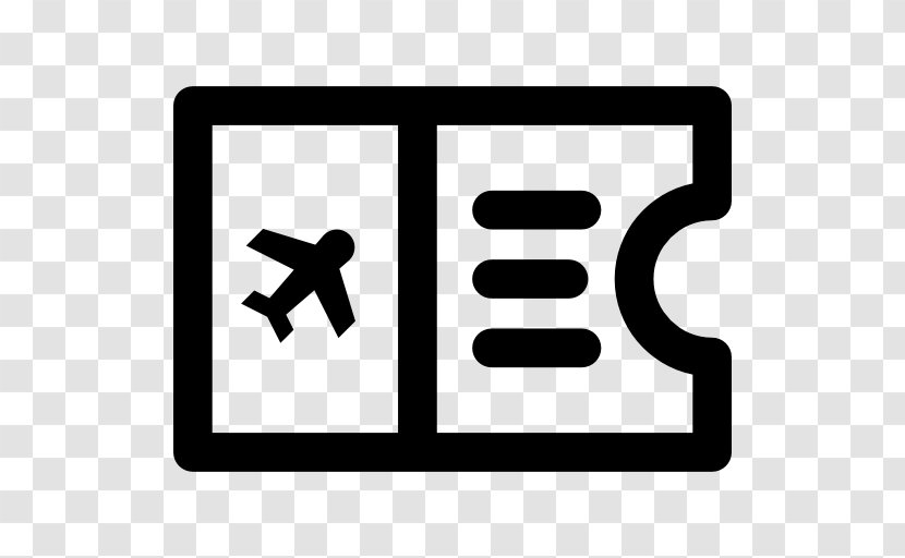 Airline Ticket Airplane Transparent PNG