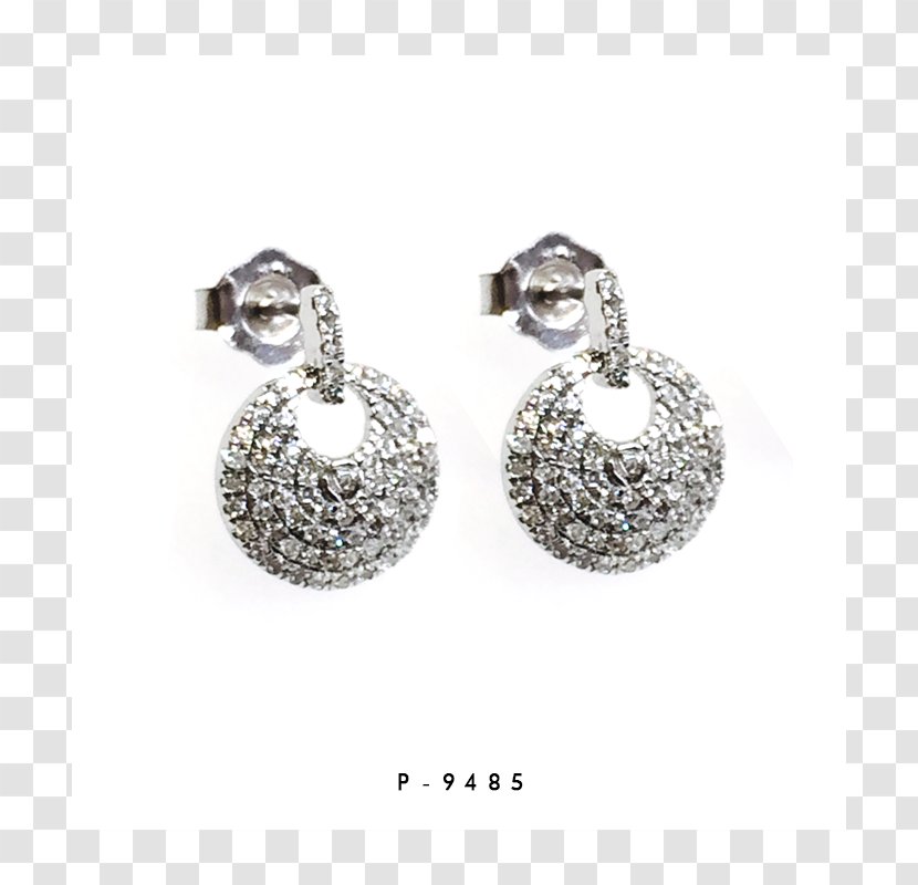 Earring Body Jewellery Silver Bling-bling - Platinum Transparent PNG
