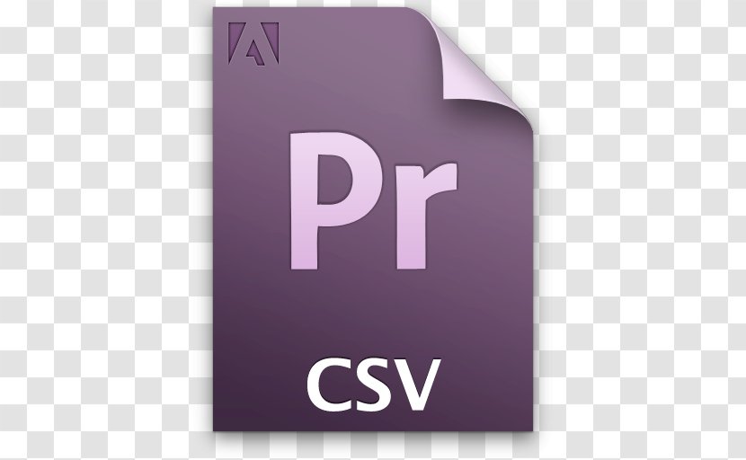 Adobe Premiere Pro Computer File Comma-separated Values - Magenta - Iconfinder Icon Partner Transparent PNG
