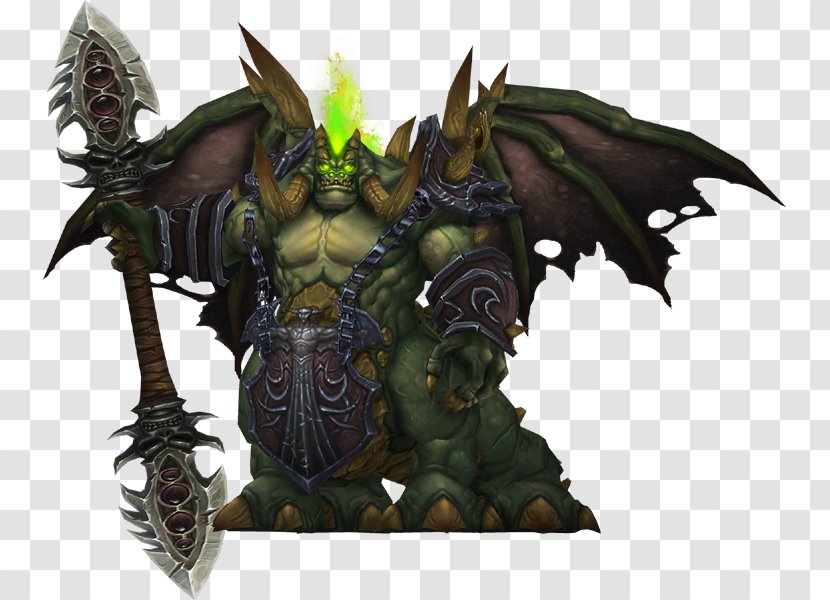 World Of Warcraft: Legion Warcraft III: The Frozen Throne Gul'dan Cataclysm Burning Crusade - Mannoroth - Mythical Creature Transparent PNG