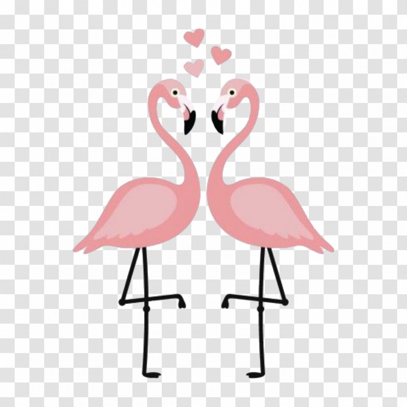 Flamingos Paper Clip Art Bird Poster - Silhouette Transparent PNG