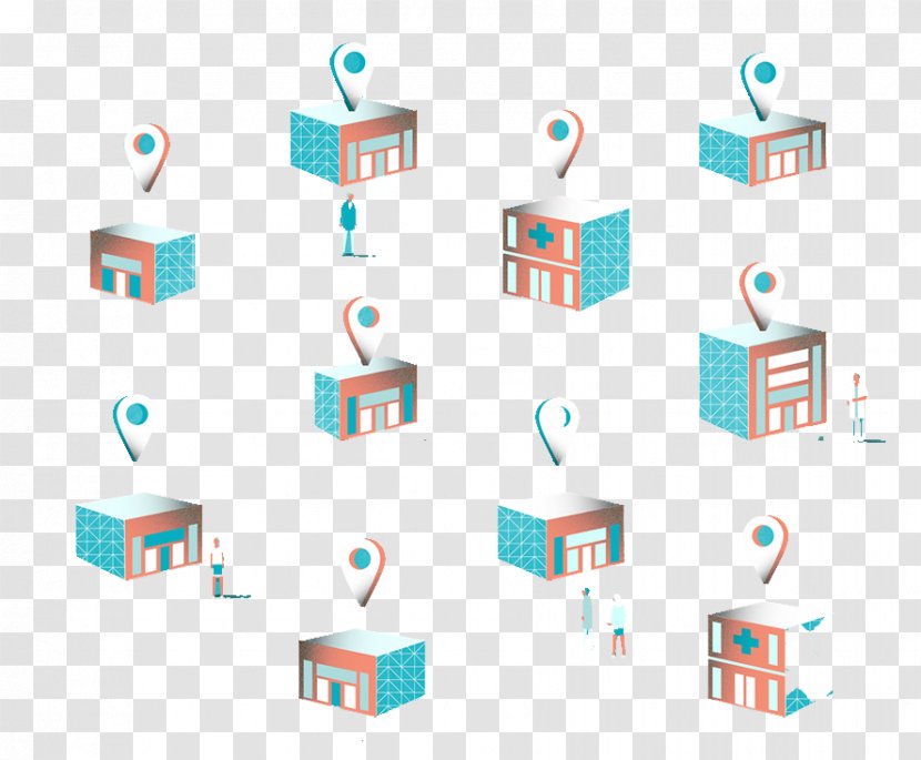 Landmark Building Icon - Diagram - Buildings Landmarks Pattern Transparent PNG