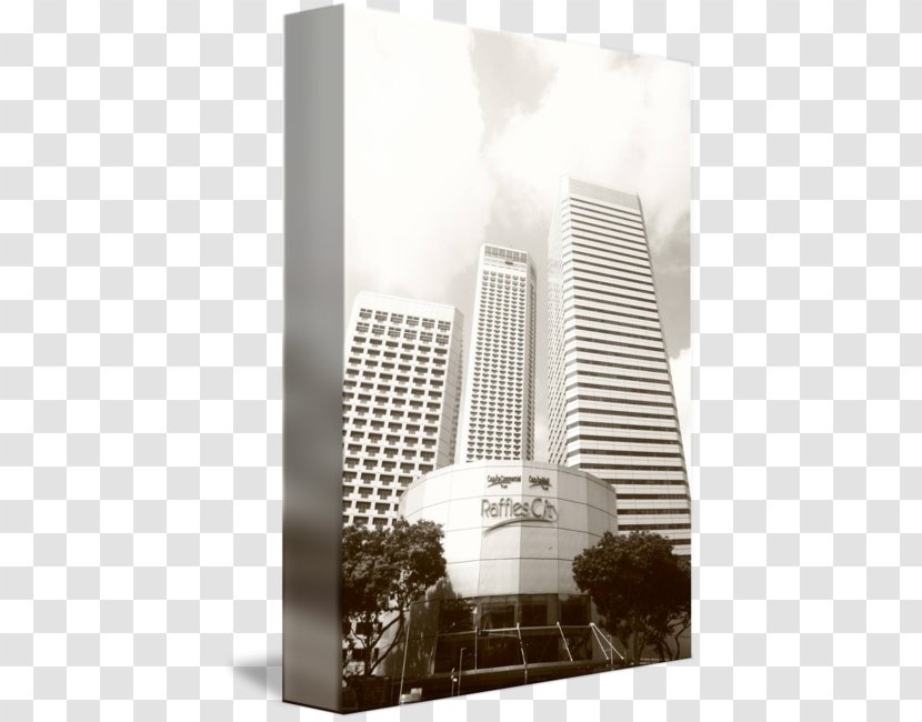 Skyscraper Architecture Facade Commercial Building - Tower Block - Singapore City Transparent PNG