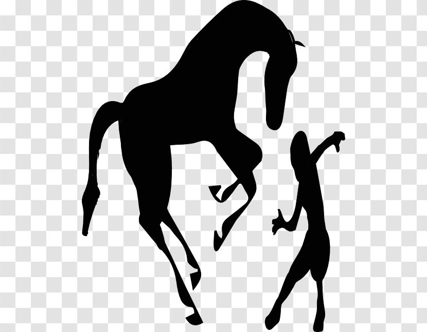 Mustang Clip Art Black Human Behavior Horse Care - Legendary Creature Transparent PNG