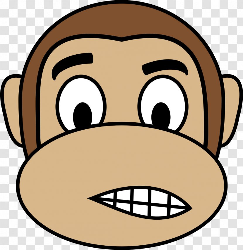 Ape Primate Monkey Crying Clip Art - Face With Tears Of Joy Emoji Transparent PNG