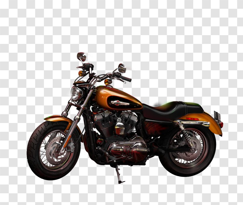 Harley-Davidson Sportster Custom Motorcycle Softail - Harleydavidson Super Glide - Harley Transparent PNG