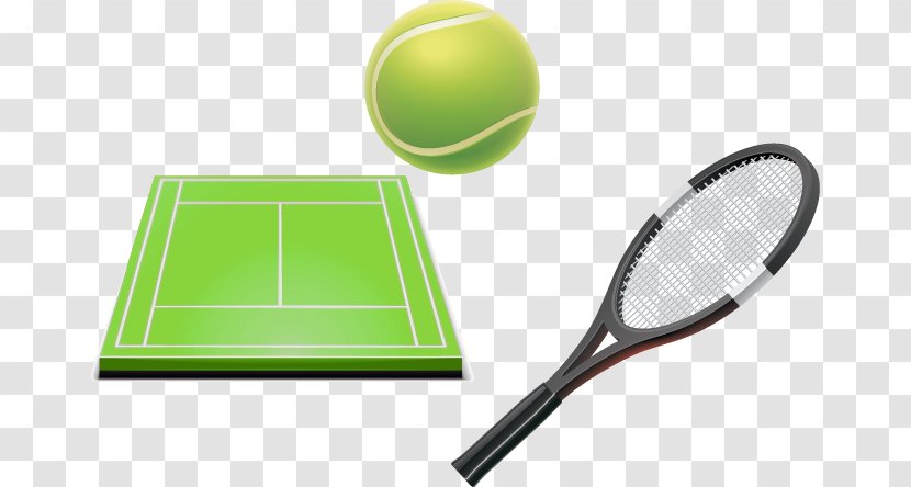 Tennis Centre U5373u58a8 Racket Ball - Sport - Vector Sports Equipment Transparent PNG