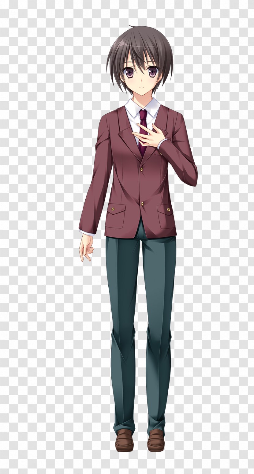 Blazer Suit School Uniform Formal Wear Necktie - Flower - Silhouette Transparent PNG