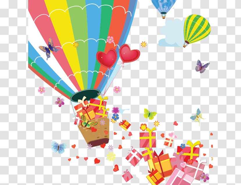 Hot Air Balloon Flight Clip Art - Fotosearch - Fashion Festivals Element Transparent PNG