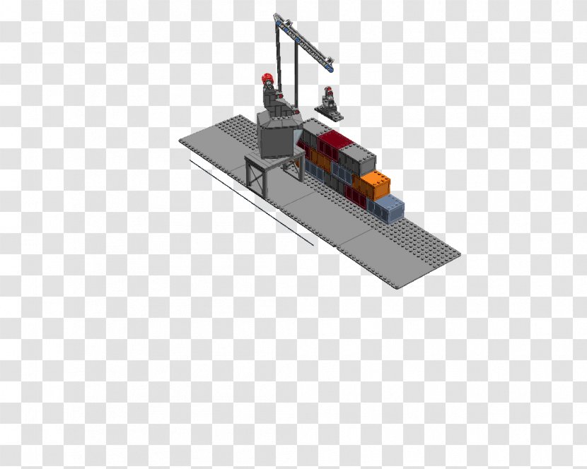 Lego Ideas Crane - Barge Transparent PNG