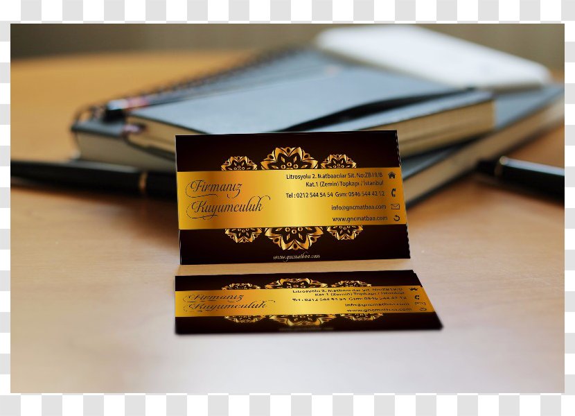 Visiting Card Business Cards Logo Goldsmith Advertising - Kartvizit Transparent PNG