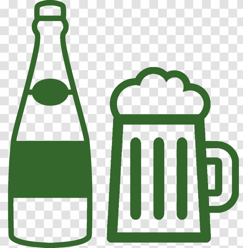 Beer Cocktail Lager Glasses Bottle - Green Transparent PNG