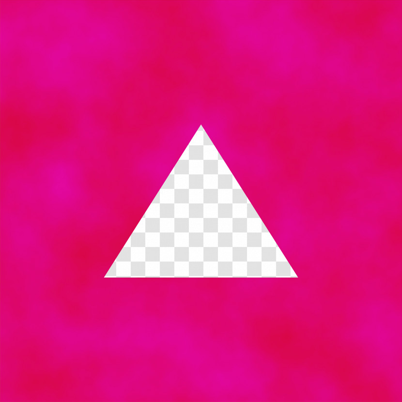 Pink Triangle Magenta Red Violet Transparent PNG