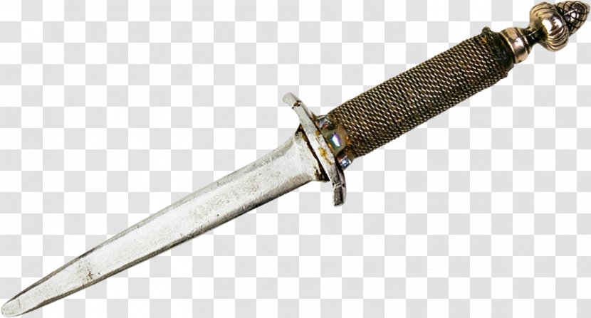 Bowie Knife Hunting Dagger Weapon - Melee - The Sword Transparent PNG