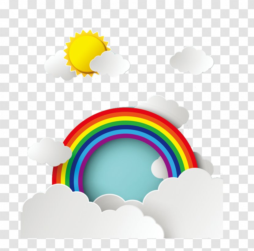 Rainbow Sky Web Banner Color - Idea - Cartoon Transparent PNG