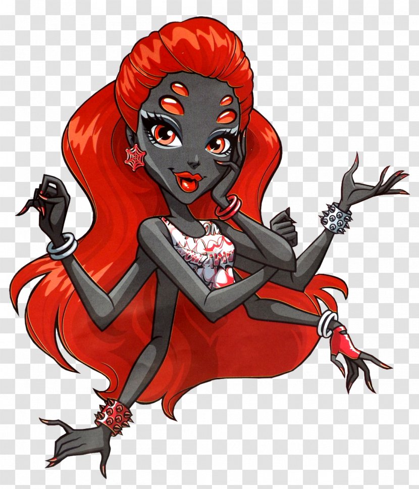 Ghoul Monster High Wydowna Spider Doll Frankie Stein - Mythical Creature Transparent PNG
