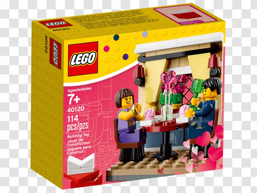 Lego Minifigure City Valentine's Day Toy Transparent PNG