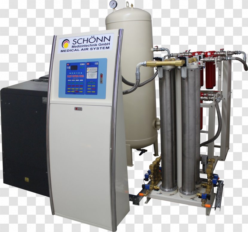 Medical Gas Supply Plant Medicine Compressed Air - Machine Transparent PNG