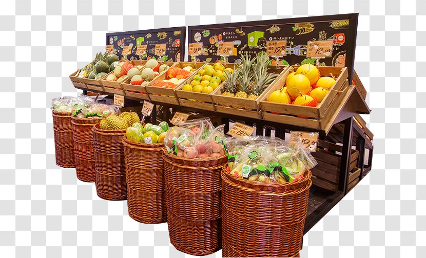 Fruit Supermarket Vegetable Auglis - Information - Shelf Water Transparent PNG