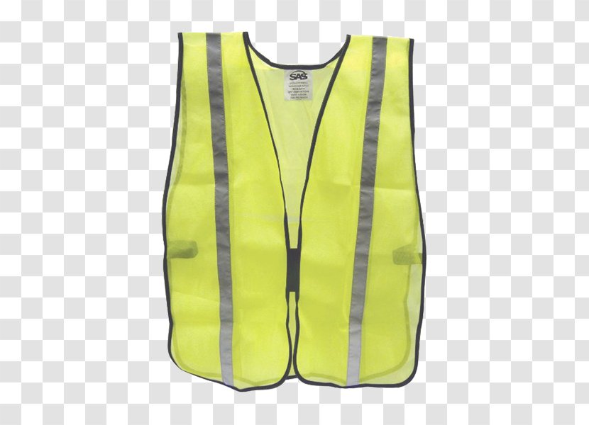 Gilets High-visibility Clothing Personal Protective Equipment Safety Orange - Zipper - Vest Transparent PNG