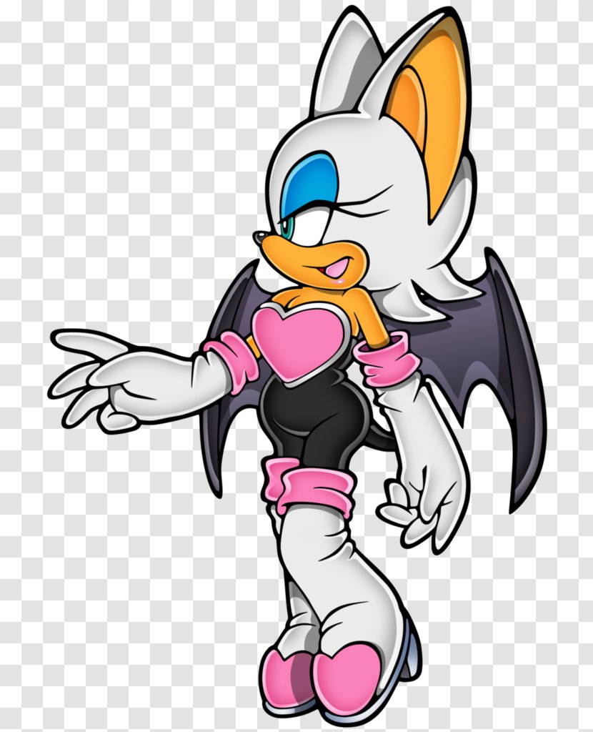 Sonic Adventure 2 Battle Rouge The Bat Tails - Silhouette - Watercolor Transparent PNG