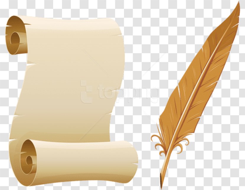 Paper Quill Scroll Parchment Clip Art - Material Property - Transparent Background Diploma Transparent PNG
