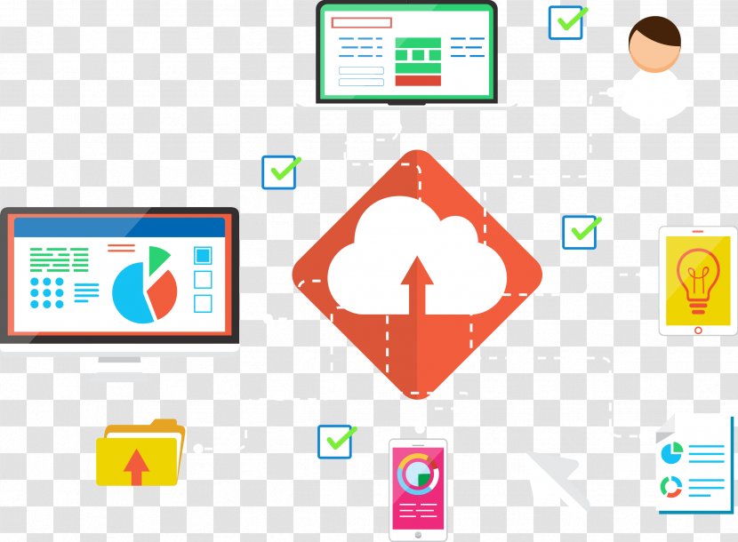 Cloud Computing Download Icon - Intelligent Transfer Vector Transparent PNG