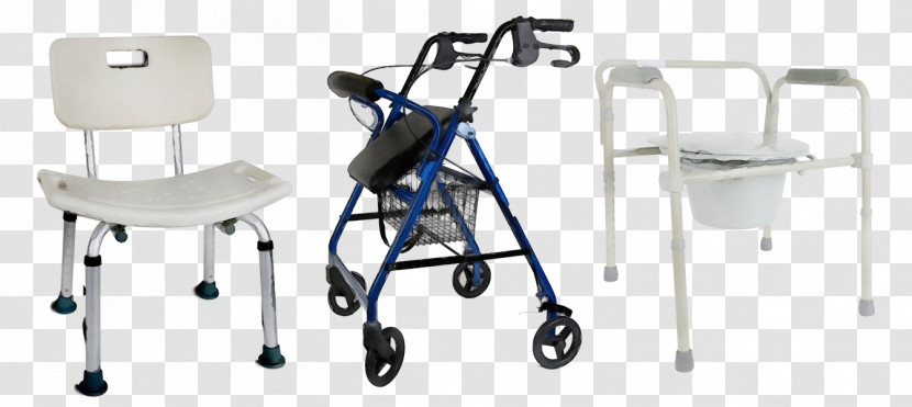 Walker Chair Furniture Medical Equipment Transparent PNG