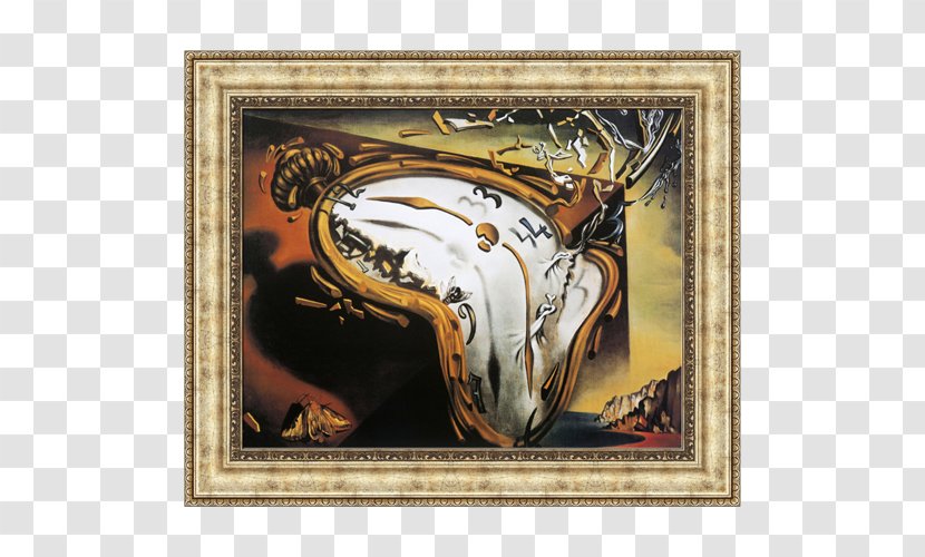 The Disintegration Of Persistence Memory Salvador Dalí Museum Figueres Melting Watch - Painting Transparent PNG