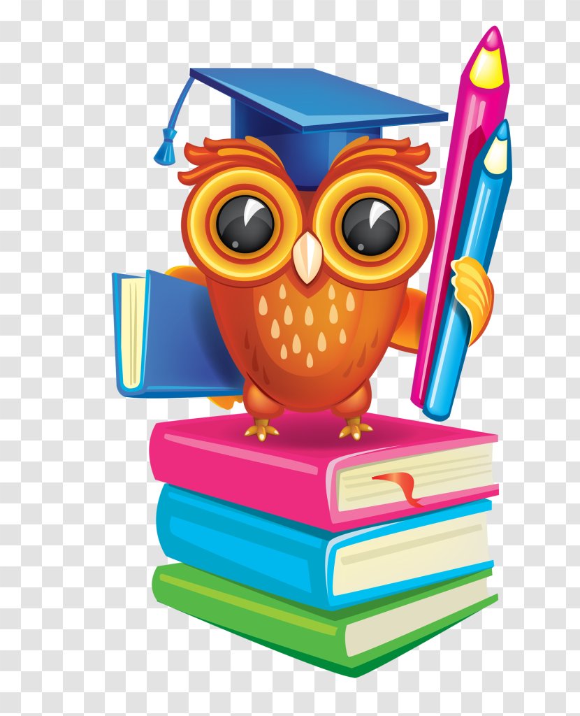 School Picture Frame Clip Art - Academic Success Owl Transparent PNG